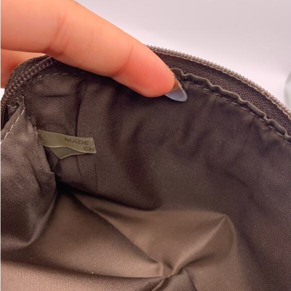 COACH Brown Double Canvas Wristlet - Picture 7 of 10